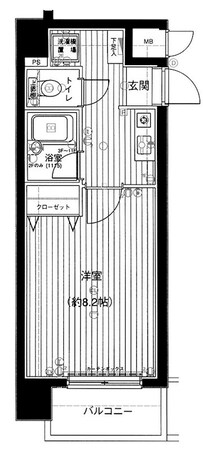 メインステージ神田佐久間町の物件間取画像